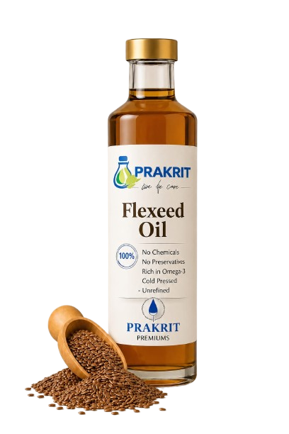 Prakrit Edible Flaxseed Oil